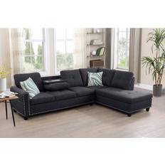 Ebern Designs Sectional Lexilynn 97.2" Modular Sofa 97.2" 2pcs 4 Seater