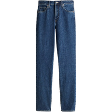 H&M Slim Straight High Jeans - Denim Blue