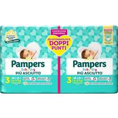 4.0 kg Pannolini Pampers Baby Dry Pannolino Duo Downcount Taglia 3 Midi 4-9 kg 40pz