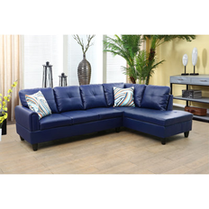 Latitude Run Blue Sectional Latitude Run® Sofa 97" 4 Seater