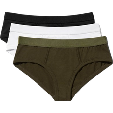 CDLP Y Brief 3-pack - Black/White/Olive Green