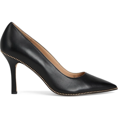 Coach Samantha Signature Pointed-Toe Pumps - Black Leather