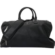 Black - Leather Weekend Bags Guess Torino Weekender Travel Bag - Black