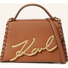 K/signature Medium Crossbody Bag - Dark Tan