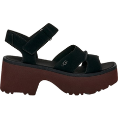 Microfibre Sandales à talons UGG New Heights Ankle Strap - Black