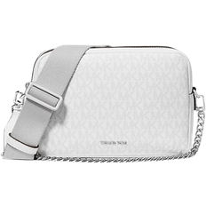 Michael Kors Bryant Medium Signature Logo Camera Crossbody Bag - Opt/Allum