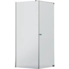 Duschhörna 90 x 90 Jungborn Duschhörn Sette 90x90 Krom Klarglas Svängdörr 900x900x2000mm