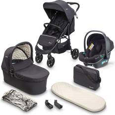 Barnvagn 3 in 1 BabyGo Kombivagn Style 3 in 1 Black