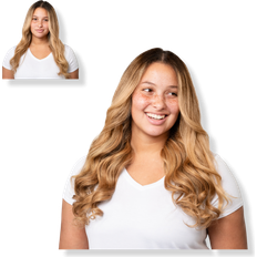 Locks & Mane 20" Clip-in Human Hair Extension