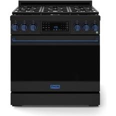 Ranges Thor Kitchen Gordon Ramsay Series 6 Cu Ft Freestanding Gas Range Black