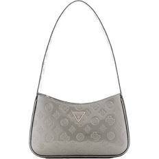 Guess Arnela 4G Peony Logo Shoulder Bag - Silver