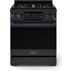 Ranges Thor Kitchen Gordon Ramsay Series 4.55 Cu Ft Freestanding Gas Range Black