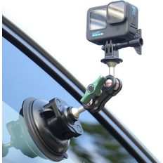 Branded S1 Powerful Sports Camera Suction Cup Car Mount GoPro Hero 13/12/11/10/9/8 B Black