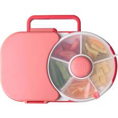 Bento box Gobe GoBe Kids Bento Style Lunch Box with Snack Spinner Flip