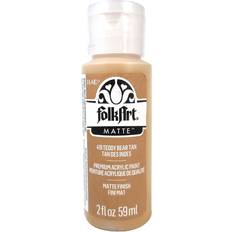 FolkArt Acrylic Paint in Assorted Colors 2 oz 419 Teddy Brown Tan