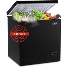 Freezers Runesay Runesay 7-Cu Feet Garage Ready Manual Defrost Chest Freezer HBCOLR-16 Black