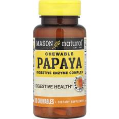 Naturell Maghälsa Mason Natural Chewable Papaya Digestive Enzyme Complex 100 Chewables