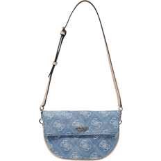 Guess Cerelia Denim Mini Shoulder Bag - Blue