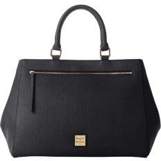 Dooney & Bourke Saffiano Zip Satchel - Black
