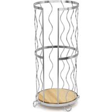 Brookstone Decorative Toilet Paper Holder with Bamboo Base