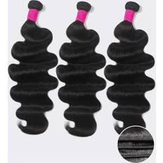 Black Hair Wefts Superlook 12A Brazilian Virgin Hair Bundles