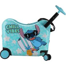 Single Wheel Children's Luggage Disney Stitch Chill Vibes Ride-On Luggage