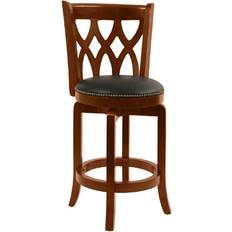 Cathedral Counter Height Swivel 24-Inch Cherry