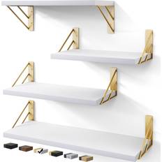 Bayka Shelves Set of 4 Wall Shelf