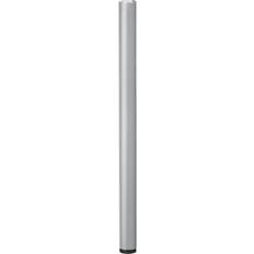 Tarrox Justerbart Runt 870 x Ø 60 mm Silver Bordsben