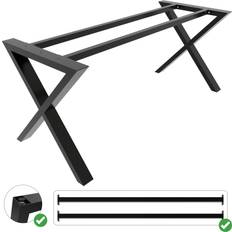 MetaloPro Metalo Pro Tischbeine Schwarz 160 x 70 x 72 cm Tischbein
