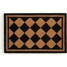 H&M Patterned Coconut Fibre Doormat 45x70 Black 114.3x177.8cm