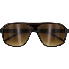 Sunglasses PrettyLittleThing Chocolate Slim Aviator Sunglasses - Chocolate
