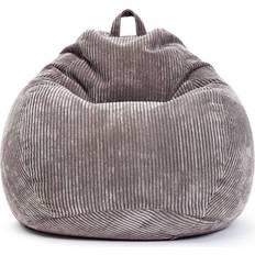 Gråa Sittsäckar Green Bean Green Bean Indoor Scoop 90 x 110 cm Sitzsack