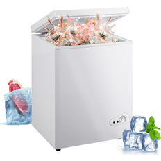 Freezers Jeremy Cass 2.5-Cu Feet Manual Defrost Chest Freezer FLG-72Q-WHITE White
