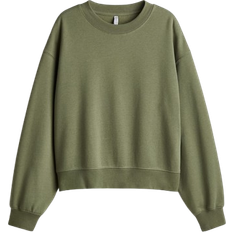 H&M Loose Fit Sweatshirt - Grønn