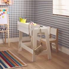 Bon_marché Bureaux Sweeek Bureau Blanc Avec Chaise Pour Enfant