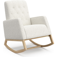 Polyester Rocking Chairs Storkcraft Modern Natural Ivory Boucle 06564-1P5 Rocking Chair