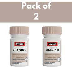 Swisse 2 x Vitamin D 100% Rda of Vitamin D3 Healthy Bones Immunity 90 Tab