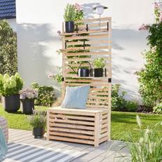 Lattenzaun Home Deluxe Balkon Sichtschutz 80 x 40 x 171 cm