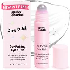 Vegan Eye Serums Grace & Stella Under Eye Brightener Roller Retinol Caffeine Serum