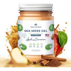 TrueSeaMoss Wildcrafted Irish Sea Moss Gel Made With Dried Seaweed Seamoss Apple Cinnamon