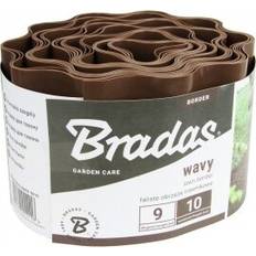 Beetkanten Bradas Rasenkante Beeteinfassung 9m 10cm braun