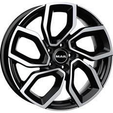 Cerchioni Mak Cerchio In Lega Apollo 6.5x16 4x108 ET 20 Black Mirror