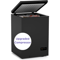 Freezers Jeremy Cass Manual Defrost Chest Freezer GCZLWASH02 3.5-cu ft Black