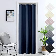 Aiyufeng Moga Navy Blue Shower Curtain 3D Design