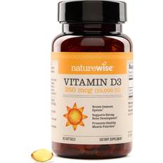 NatureWise Vitamin D3 1000IU 250 mcg Olive Oil Softgel