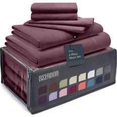 Belador Silky Soft Twin Set 4 Piece Bed Sheet