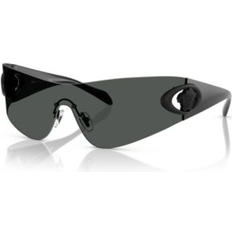 Versace Men Sunglasses Versace Men's Eclipse Wrap Sunglasses - Dark Grey
