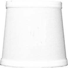 Linen Shades 5x6x5 Parchment GoldLined Drum Lampshade - White Shade