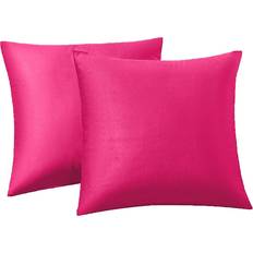 Hot Pink Throw Pillow Covers 20x20 Inch 2pcs